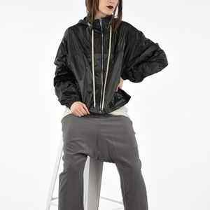 Rick Owens DRKSHW Hooded Bomber Windbreaker